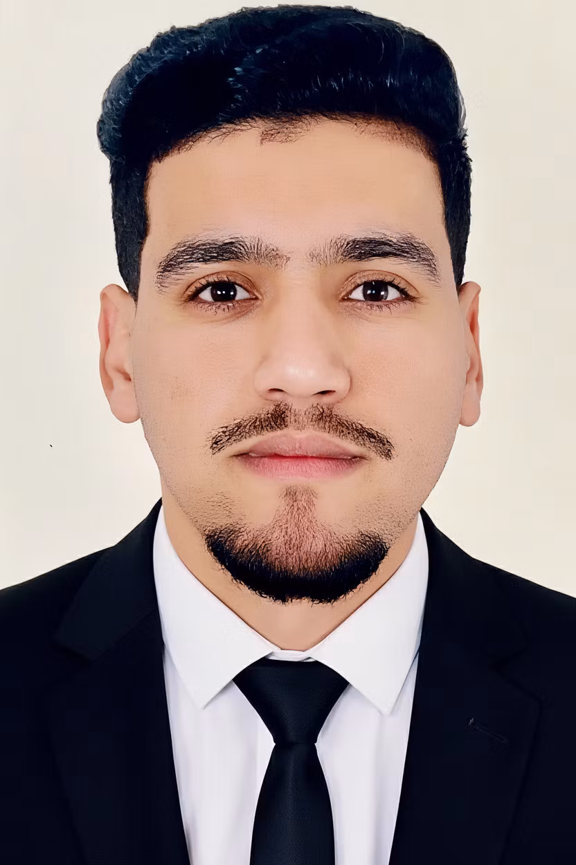 Tawfiq Ben – Using the provided portrait (chest-to-head) image, replace the current blue zip jacket and gray knitted sweater with …