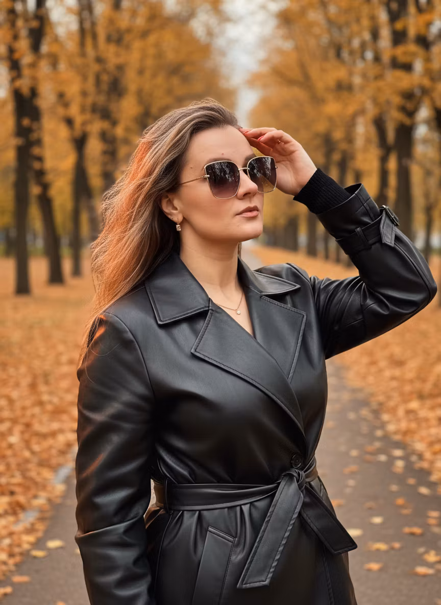 Юлия Клыкова – Create a vertical portrait to the hips of the woman from the reference images, maximally preserving her exact facial …