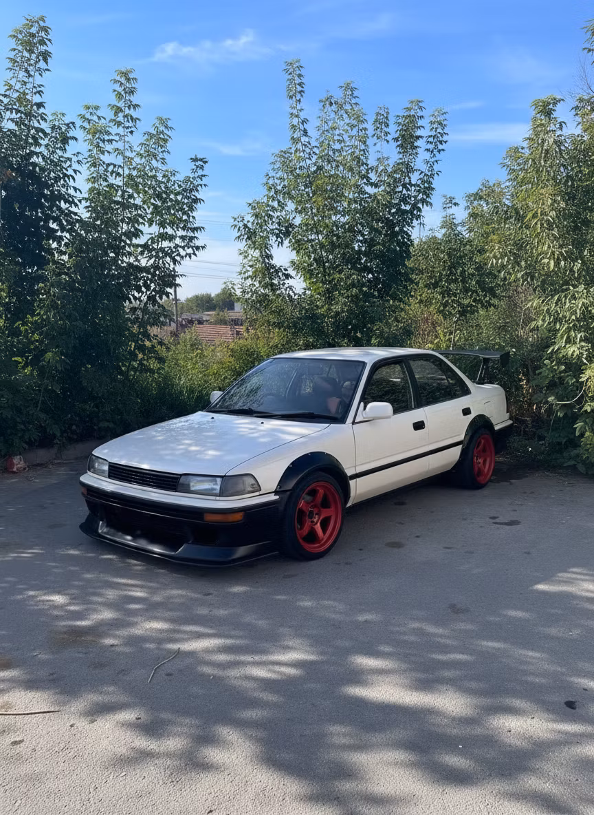 V X L – Using the provided photo of the car, create a photorealistic, high-fidelity edit that applies the following changes w…